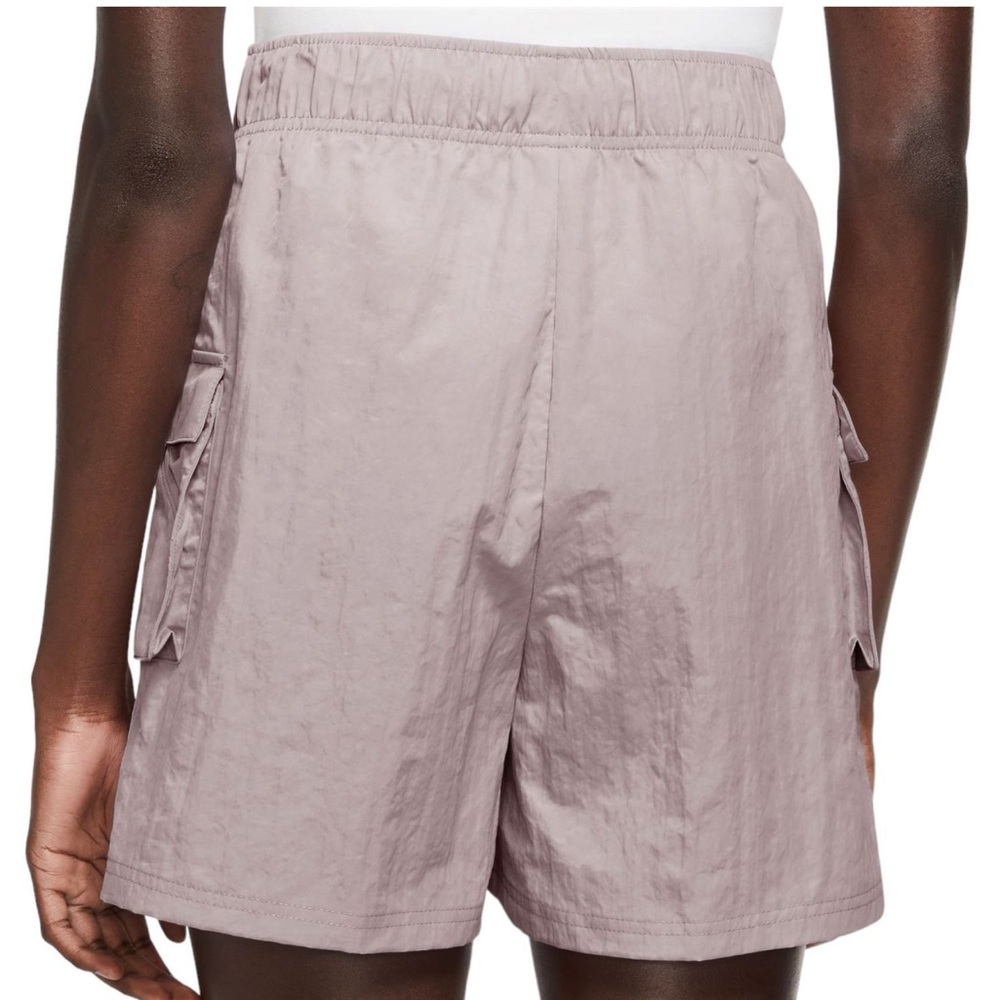 Nike Women's Cargo Drawstring Shorts - Light Mauve - Picture 2 of 12